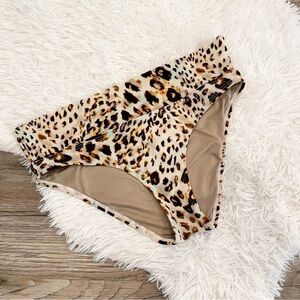 Victoria's Secret Bikini Bottom Animal Print Cheetah Leopard Small